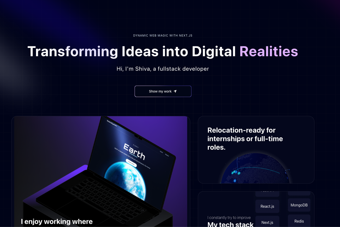 Animated Apple Iphone 3D Website